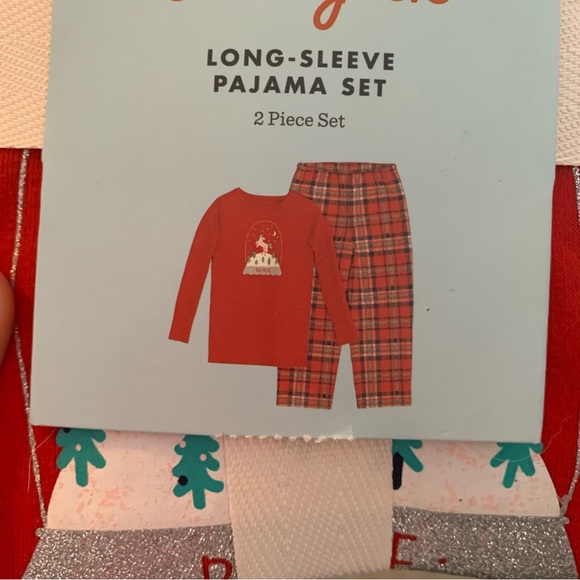 New Cat & Jack Christmas Holiday pajamas - Picture 2 of 5